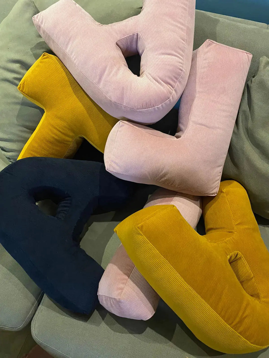 Plush Alphabet Letter Pillows - Dodas Corner