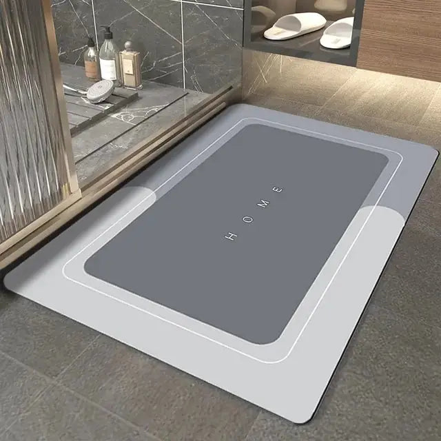 Super Absorbent Bathroom Mat Foot Mats Diatomite Rugs Non-Slip My Store