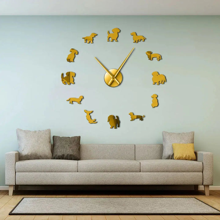 Wall Art Silent Movement Clock - Dodas Corner